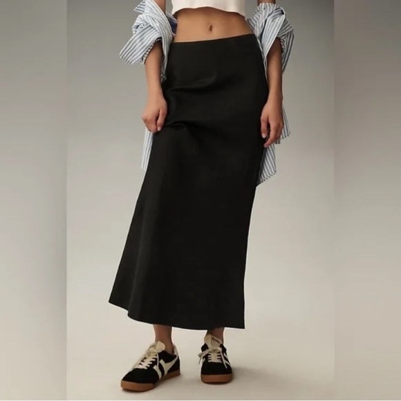 Anthropologie Linen Edition Tilda Skirt NWT - Picture 2 of 7